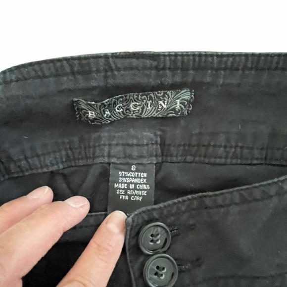 Baccini Black Capris - Picture 10 of 11